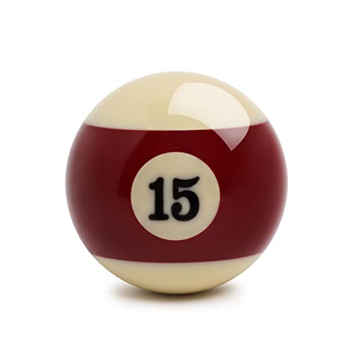 Superbilliards Billiard Pool Table Standard Replacement Ball 2 ¼” - 57.2 mm (#15)