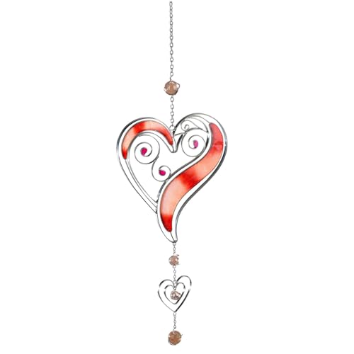 formano Fensterdeko Hänger Rot/Silber