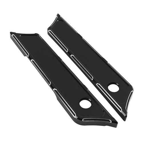 Cache-sacoche de selle moto noir CNC pour sublimer votre Harley Touring en road trip