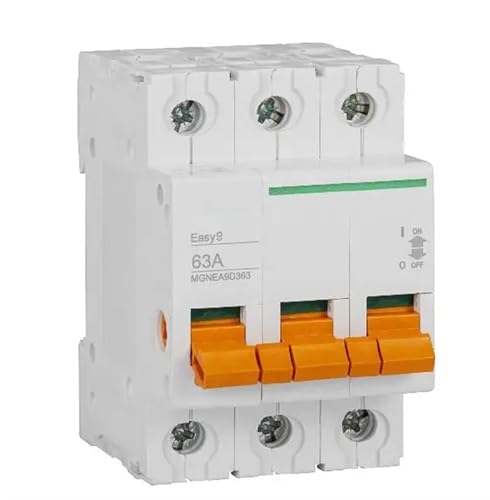 Interrupteur d'isolement 3P 400VAC reference MGNEA9D363 EA9D-INT125 63A