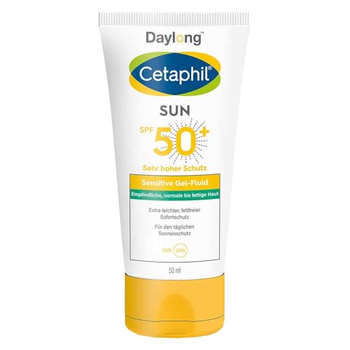 Cetaphil sun 50+ Sensitive Gel-Fluid cara, 50 ml Gel