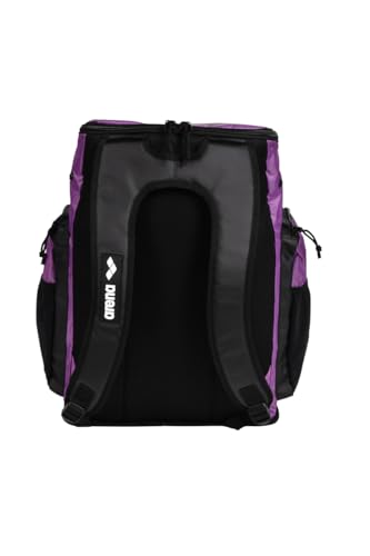 Image of ARENA Spiky III Backpack 45 Swimming Athlete Sports Gym Rucksack Large Training Gear Equipment Swim Bag for Men and Women, 45 Liters, Purple