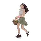 【Échelle 1/64】Figurines miniatures réalistes représentant une jeune fille élégante et réaliste