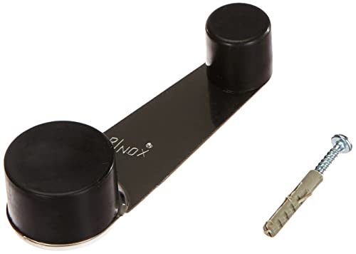 BRINOX - Fermaporte 3.2x10.2x2.2 cm Nero