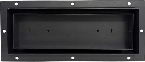 4x10 Flush Metal Floor Vent - Hidden Undermount 3-Piece Custom Heavy Duty Insert Register Completely Flush Walkable Tileable Grille Vent Cover Adjustable Airflow & 2 Year Warranty - Khan Supply CO