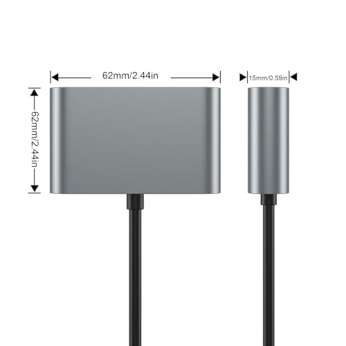 Adaptador USB a Ethernet Gigabit convertidor de red Tipo C para tabletas 2