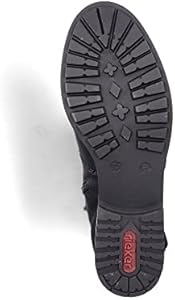 Rieker DAMES Enkellaarzen Z6892, Vrouwen Enkellaarzen,halve laars,overgangsschoen,winterschoen,gevoerd,laarzen,laars,Zwart (schwarz / 00),38 EU / 5 UK : Rieker