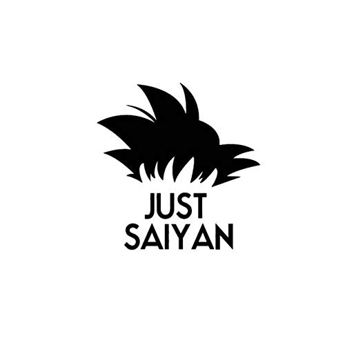 MAF - Dragon Ball G oku Just Saiyan Decal Vinyl Decal - Sticker Laptop, Tablet, Skateboard, Car Windows