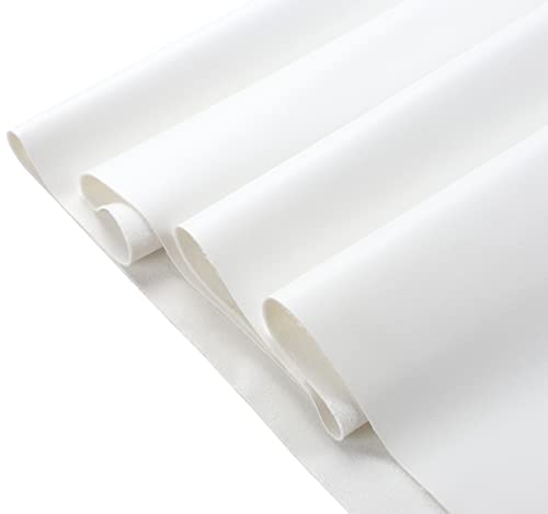 Premium White Vinyl Faux Leather Sheets - Waterproof Upholstery Fabric for DIY Crafts, Bags, and Automotive Projects (54" x 36") 3 Premium White Vinyl Faux Leather Sheets - Waterproof Upholstery Fabric for DIY Crafts, Bags, and Automotive Projects (54" x 36") - Image 2