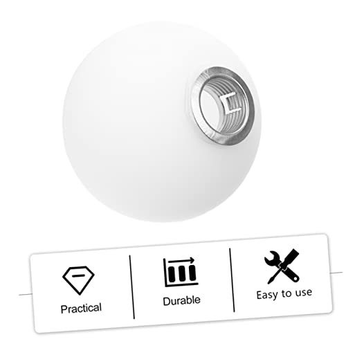 Image of ARTIBETTER Glass Lamp Shade Replacement 4.72 Inch Spherical Globe Lampshade Frosted White Ball Lampshade Cover for Ceiling Fixture Chandelier Living Room Bedroom Dining Room Bar