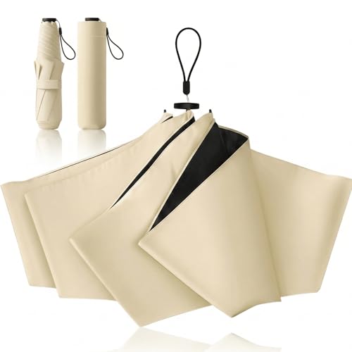 【145g超軽量 & 直径90cm】日傘 折りたたみ傘 100%完全遮光 紫外線遮断 UPF50+ 晴雨兼用傘 折り畳み 遮熱効果 涼しい 21cmコンパクト スリム 丈夫な6本骨 撥水 耐風 梅雨対策 通勤 通学 ギフト