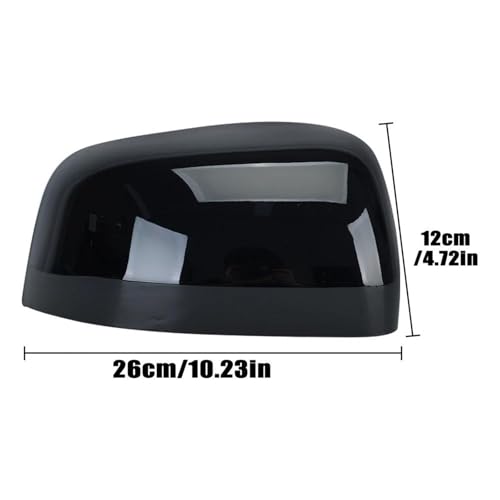 Coques de rétroviseurs pour Jeep Grand Cherokee 2011-2019 noir brillant