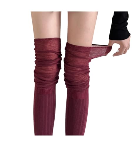 Image of Mrotrida Women's Heart Pattern Tights Elastic Jacquard Love Heart Pantyhose Stockings