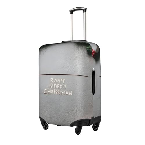 Merry Christmas 1 Tsa Approved Luggage Cover For 18-32 Inch Suitcases Scratch-Resistant Stretch Luggage Cover2