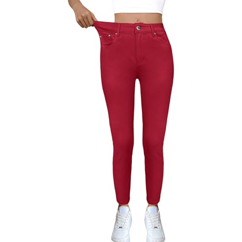 Jean skinny stretch taille haute - Pantalon de yoga sportif et chic