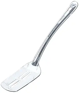 Crystal Stainless Steel Slotted Spatula, Silver, Standard