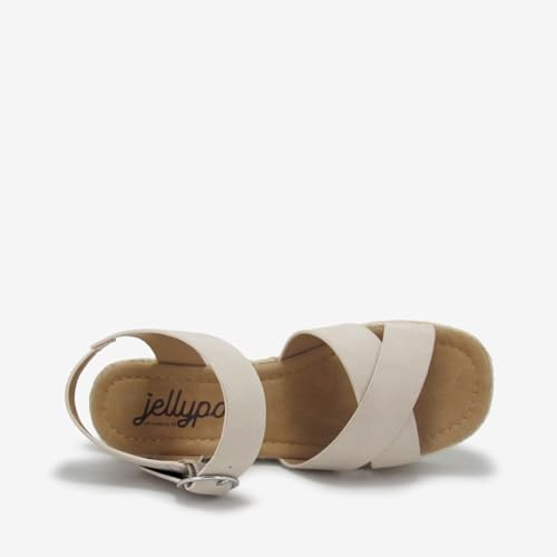 Jellypop Women's Cameo Espadrille Wedge Sandals3