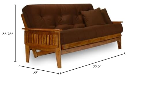Nirvana Futons Eastridge Futon Frame - Queen Size (Frame Only), Solid Hardwood - Thumbnail 2