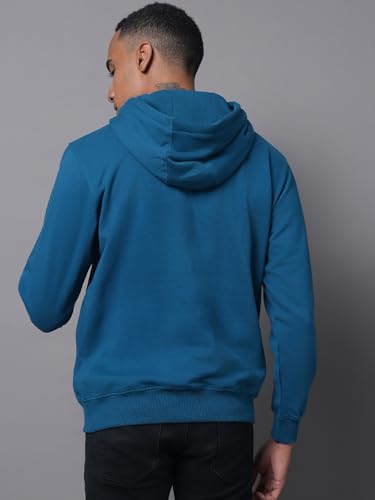 Image of HIGH Star Men's Cotton Hooded Neck Sweatshirt