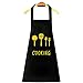 Produktbild Yilisclothing Schürze,Wasserdicht Kochschürze Küchenschürze Grillschürze mit 2 Taschen Backschürze für Küche Kochen Backen Garten BBQ