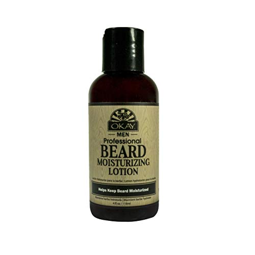 Okay Beard Moisturizing Lotion for Men Helps Soften, Hydrate, And Moisturize Beard 4 Oz.