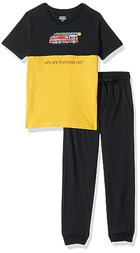 Amazon Brand – Jam & Honey Boys T-Shirt Pyjama Set