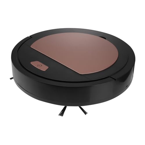 VALICLUD 1 Pieza Robot Limpiador Automático USB Robot Aspirador Fregasuelos para Mascotas y Superficies Limpieza Silenciosa y Color Negro