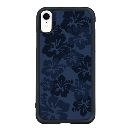 qizjio Summer Phone Case Shockproof Protective Hibiscus Cute Cases for iPhone XR
