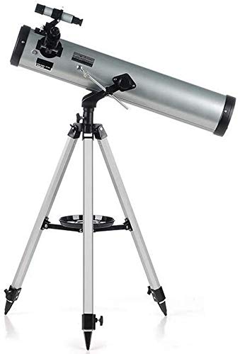 Telescopio Astronómico Reflector con trípode de aluminio miniatura 1