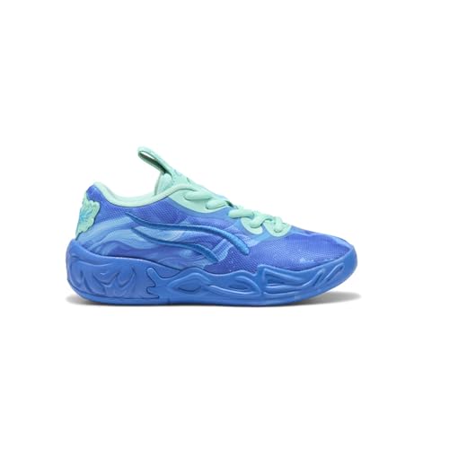 PUMA Kids Boys Mb.04 Lo Team Basketball Sneakers Shoes - Blue - Size 13 M