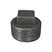 Legend 350-403 Square Head Pipe Plug, 1-2", Threaded, Class 150