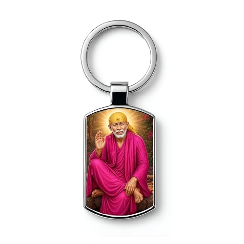 Image of Premium Printed Metal Keychain for Men & Women | High-Definition Artwork Print | Durable Key Ring for Car, Bike, Home & Office Keys | Stylish Decorative Key Holder Gift