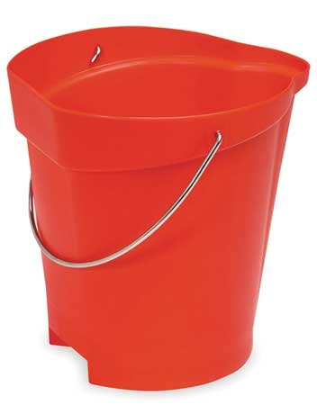Vikan Remco Pails - 3-Gal. Capacity - Red - Red