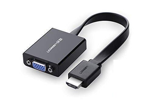 Ugreen HDMI To VGA Converter Flat Wire Adapter with 3.5mm Audio Support (B01891AST4) Amazon Price History, Amazon Price Tracker