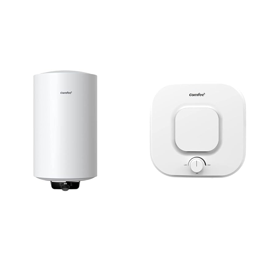 Immagine del prodotto COMFEE' D50-15EFG Scaldabagno Elettrico Murale ad Accumolo 50 L – Sopra lavello ad accumulo & Scaldabagno Elettrico 10 Litri D10-15Veo Classe A, Sopra Lavello ad Accumulo