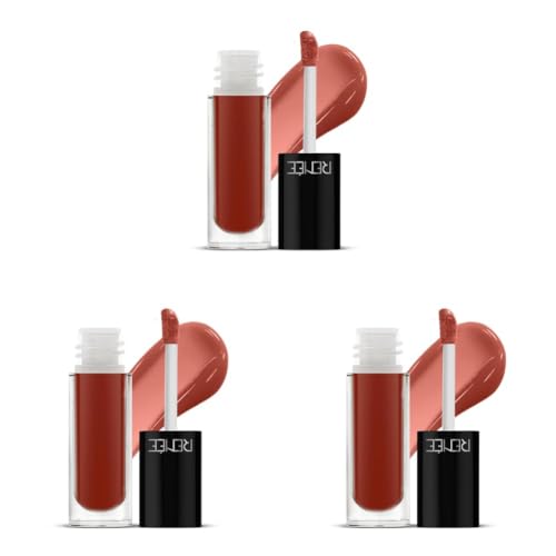 Image of RENEE Hot Lips - Nude Lip Gloss | High-Glossy Shine | Enriched with Vitamin E | Lightweight | Non Sticky | Hydrating Formula | 4.5ml (Pack of 3)