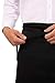 Chef Works Unisex Bistro Chef Apron, Black, One Size