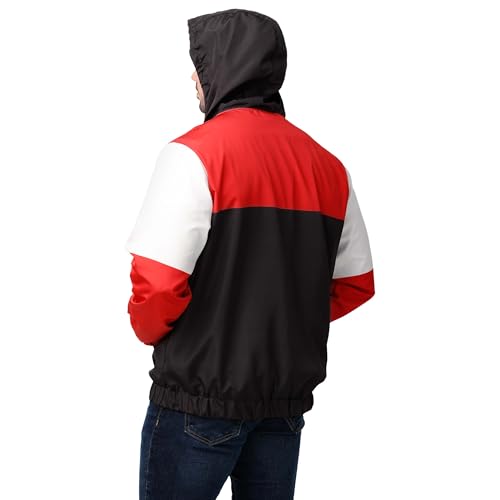 FOCO Men's Standard NBA Logo Warm-Up Windbreaker Jacket, Team Color - Image 2