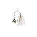 Strike King MK-74 Mini-KingSpinnerbait, 1/8 -Ounce, Silver