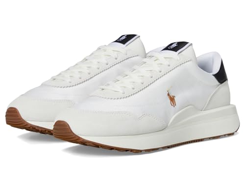 Image of POLO RALPH LAUREN Men's Train 89 Suede-Paneled Sneakers