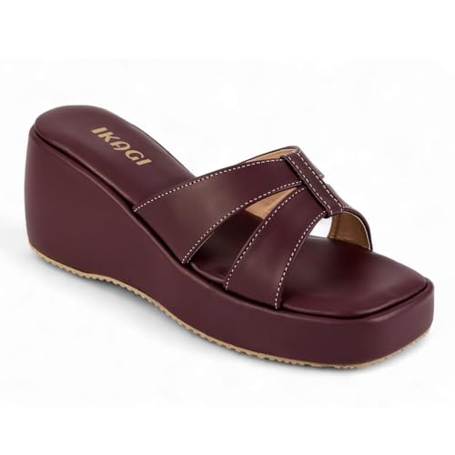 Image of IKAGI Women's Wedge Heel Sandals | Comfortable Fashion Platform Wedges