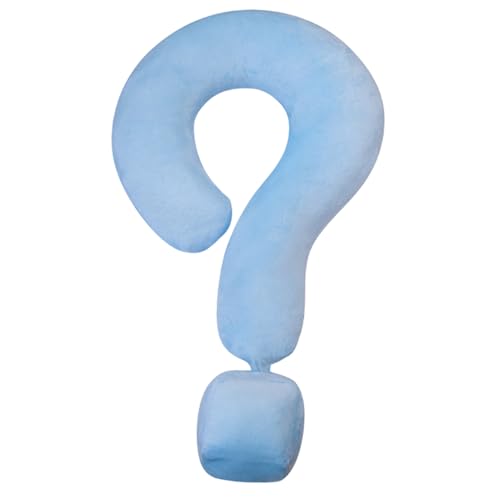 Almohada de viaje creativa en forma de U, almohada de viaje para el cuello - Almohada grande creativa signo de interrogación, curva en forma de U de 21.65 pulgadas | Almohada multifunción