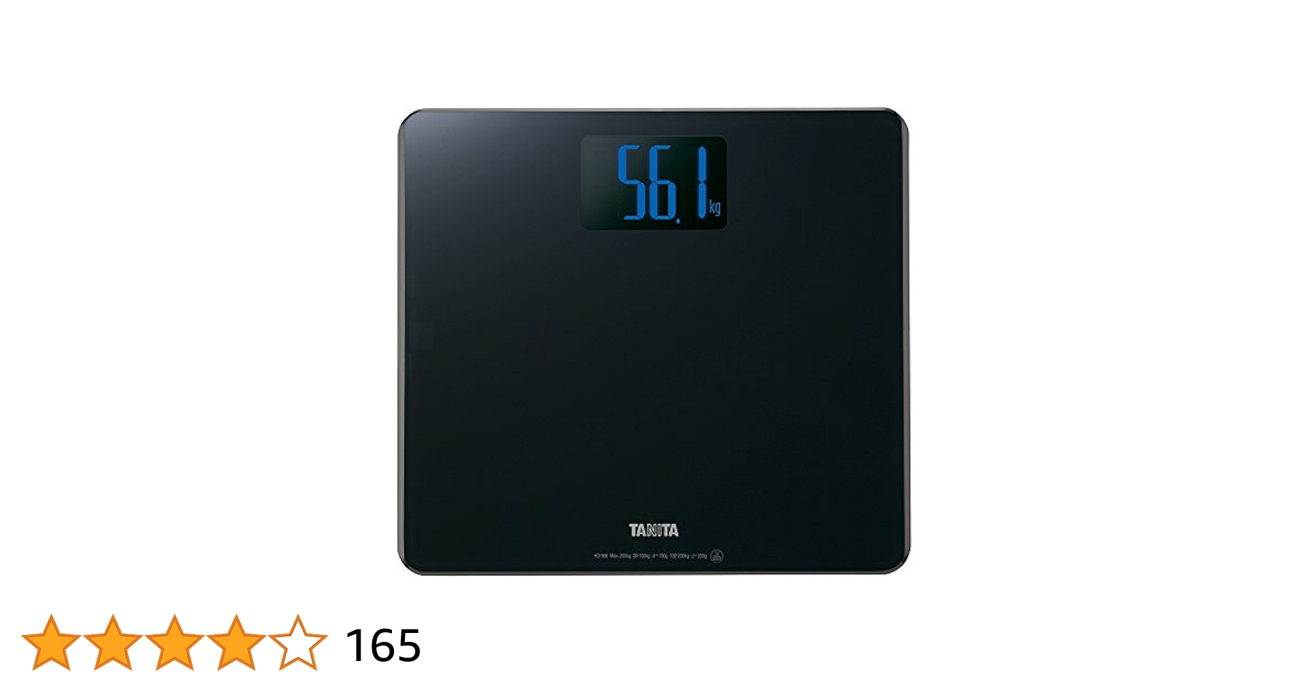 【中古美品】タニタ 体重計 体組成計 日本製 RD-907-BK 正常動作品 Amazon | タニタ(Tanita) 体重計 200kg バックライト デジタル