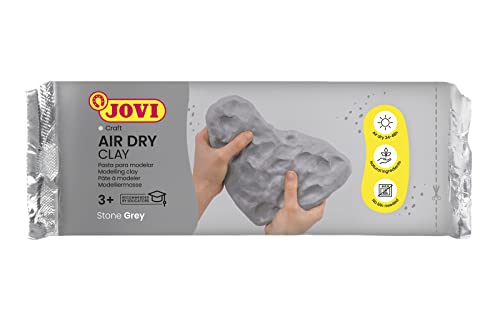 Jovi Air-Dry Modeling Clay; 2.2 lb. Grey, Non-staining,...