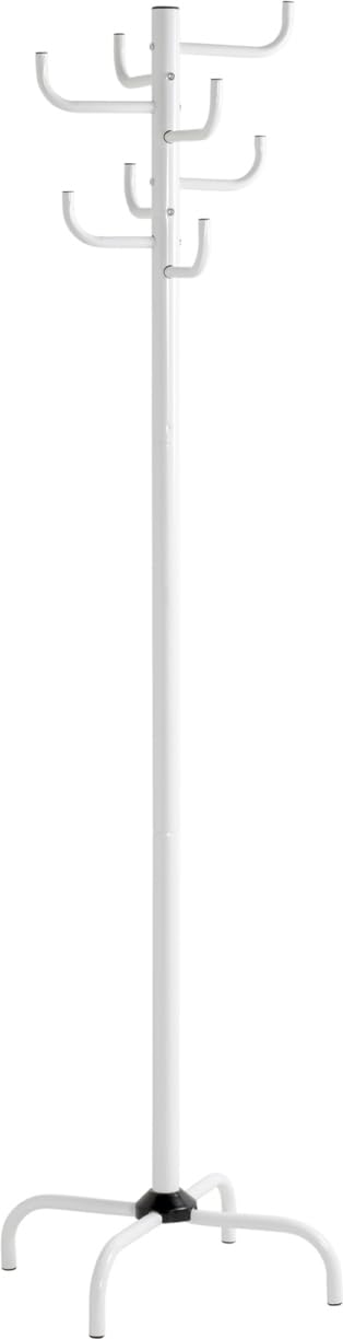 Portemanteau blanc métal gain de place HAKU pour petits espaces