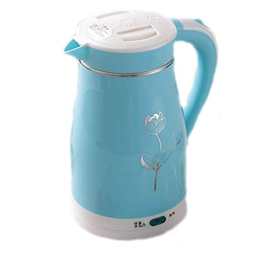 Wasserkocher Edelstahl 15 l Isoliergehäuse Schnell hinzufügen Wärmflasche 1360W (Farbe: Pink)