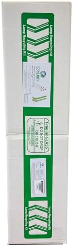 Recycling Box for Straight Lamps – Prepaid | Mail Back Recycle Kit that Holds up to 61 x T12 Tube Lights or 132 x T8 Fluorescent Tubes - Model 40JM (4 Foot Jumbo)