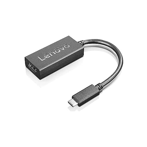 Lenovo 4X90R61022 adaptador de cable de vídeo 0,24 m USB C HDMI tipo A (Estándar) Negro -...