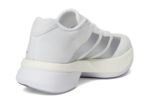 Image of adidas Adizero Boston 13 - Women's (White /Matte Silver)