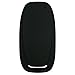 2Pcs Coolbestda Rubber 3 Buttons Smart Key Fob Remote Cover Case Protector Keyless Jacket for Audi A1 A3 A4 A5 A6 A7 A8 Q5 Q7 R8 S5 S7 Q5 RS (Insert Key to Ignition NOT FIT)